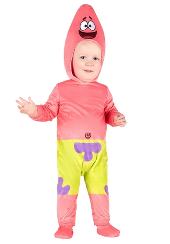 Vista 3 de Disfraz Infantil de Patrick de Bob Esponja Multicolor