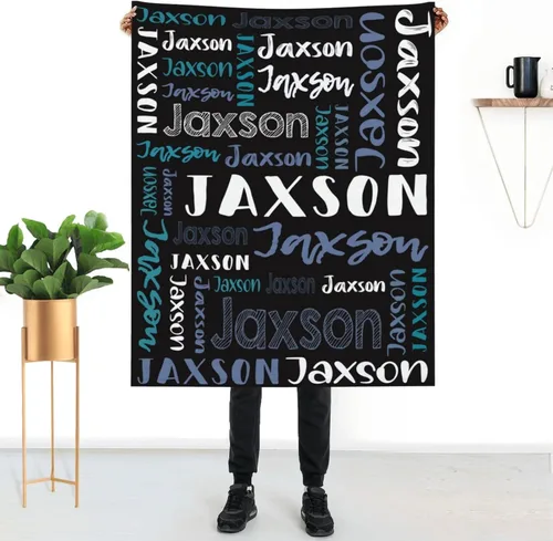Vista 20 de Mantas de bebé personalizadas para niñas y niños con nombre, mantas de bebé personalizadas con nombre, mantas personalizadas para niños, artículos