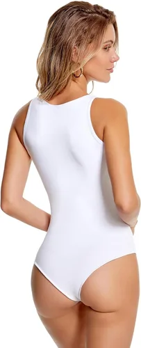 Vista 2 de Flevita Camiseta sin mangas para mujer, estilo casual, ajustada, cuello redondo, sexy, moldeadora