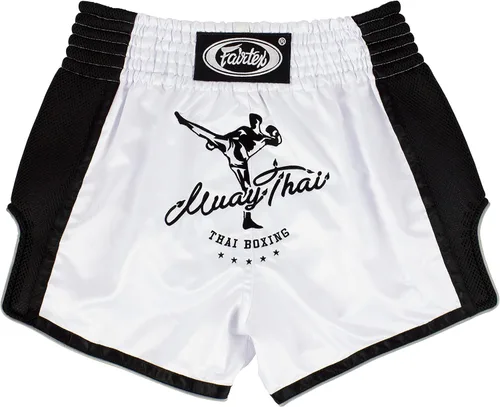 Vista 59 de Fairtex Pantalones cortos de boxeo Muay Thai de corte delgado "Kabuki