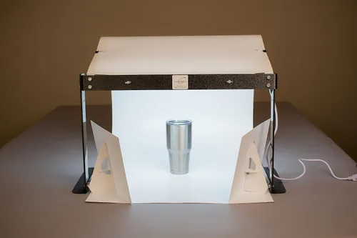 Vista 2 de Estudio fotográfico de mesa PS5LED Lightbox con iluminación LED para fotografía de productos