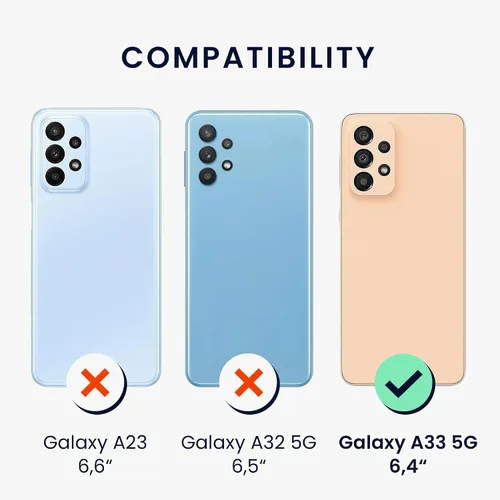 Vista 2 de kwmobile Funda compatible con Samsung Galaxy A32 5G - Funda de silicona TPU con acabado suave - Rosa impresionante
