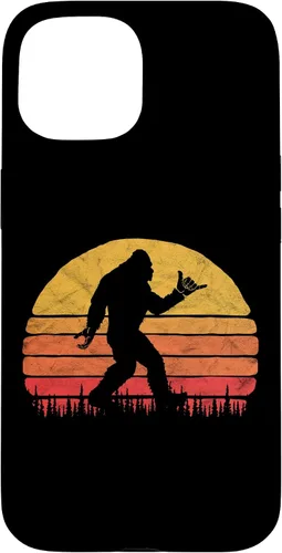 Vista 6 de Funny Shaka Aloha Bigfoot Surfer Believe Dude! Graphic Case for iPhone 17