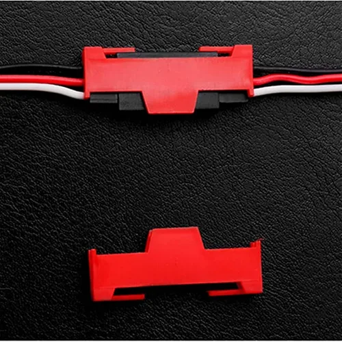 Vista 4 de Skrnrhrery Cable adaptador servo Y, 10 piezas 11.8 in conector servo Y y 30 piezas de cable de extensión servo clip de conector de seguridad