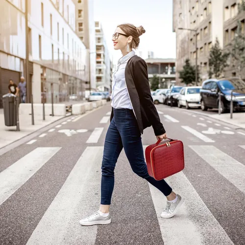 Vista 5 de Bolsa de maquillaje, organizador de viaje, estuche de cosméticos, bolsa de almacenamiento portátil para artistas con divisores ajustables