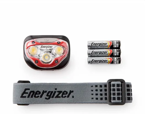 Vista 8 de Energizer Linterna frontal industrial, resistente al agua, luz LED brillante para sombrero, luz de trabajo duradera, baterías incluidas, paquete de 2
