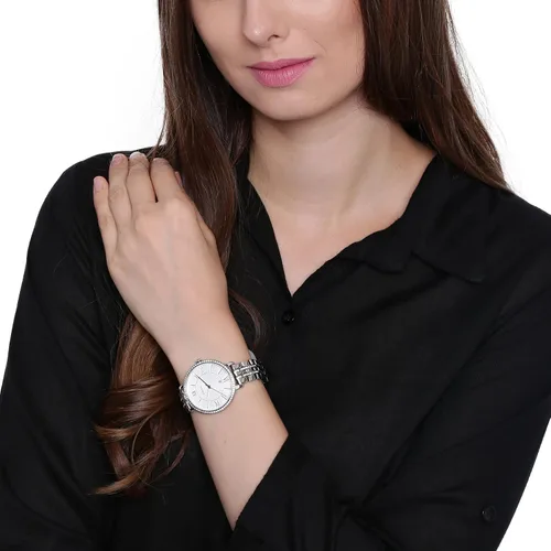 Vista 7 de Fossil - Jacqueline reloj de cuarzo de acero inoxidable para mujer