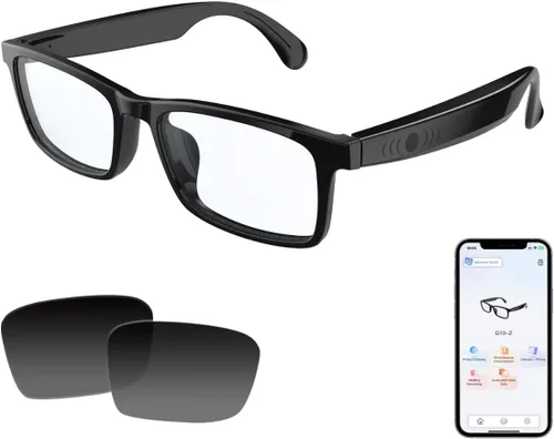 Vista 10 de Lentes inteligentes AI, impulsados por GPT, admiten traducción de más de 165 idiomas, traductor multifuncional, reducción de ruido y lentes