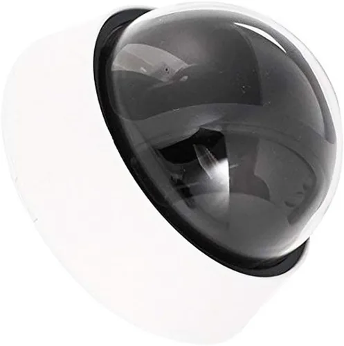 Vista 2 de Cúpula diseñada cubierta plástica de la cámara de seguridad CCTV CCD negro+blanco