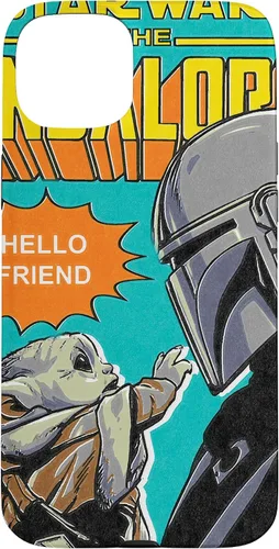 Vista 9 de Funda para iPhone 14 Pro Max Star Wars The Mandalorian Mando y el Niño