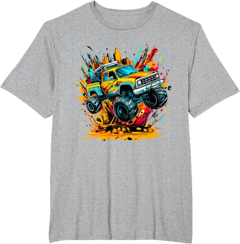 Vista 49 de Monster Trucks Are My Jam - Camiseta Monster Truck, Negro
