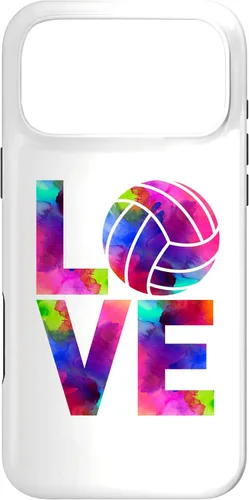 Vista 21 de Funda para iPhone 11 Pro Max Love Volleyball Watercolor Girl Team Tournament Retro Vibe