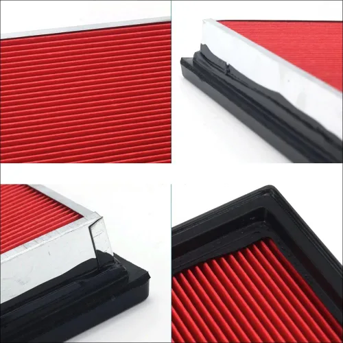 Vista 2 de DSkoiph Filtro de aire de repuesto para motor 16546JK20A compatible con Nissan 370Z 350Z Infiniti EX35 EX37 G37 G35 G25 QX50 Paquete de 2