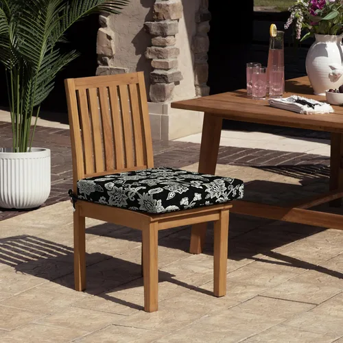 Vista 2 de Arden Foam - Cojín de asiento de comedor para exteriores, 19 x 19 pulgadas, fabricado con espuma ProFoam, resistente a la lluvia, resistente a
