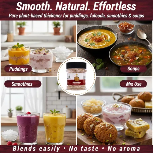 Vista 7 de Cure Wid Pure Organic Gond Katira - Goma de mascar de tragacanto de grado alimenticio de 8 onzas, totalmente natural, sin OMG, sin gluten, sin sal