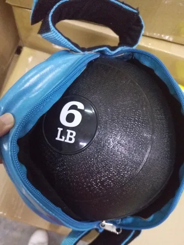 Vista 2 de Wepo - Pelota medicinal para entrenamientos y entrenamiento de equilibrio