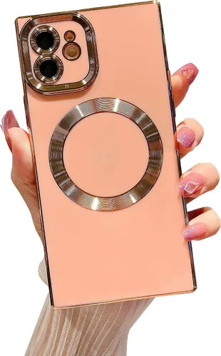 Vista 47 de Owncase Funda Magnética para iPhone 11, (Compatible con MagSafe) (Protección Completa de Lente de Cámara) (Esquinas Reforzadas) Funda Parachoques