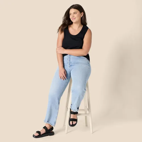Vista 6 de Amazon Essentials Top sin mangas de ajuste regular para mujer 100% algodón
