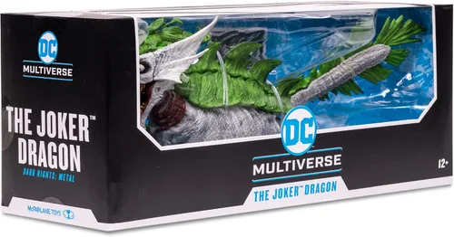Vista 8 de McFarlane Toys DC Multiverse The Joker Dragon Dark Nights Vehículo de acción de metal DC Multiverse Comic Figura de vehículo de 7 pulgadas Dark