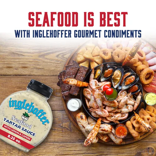 Vista 3 de Inglehoffer Paquete variado de condimentos, salsa de cóctel de mariscos, salsa tártara de mariscos y mostaza cremosa de eneldo (paquete de 3)