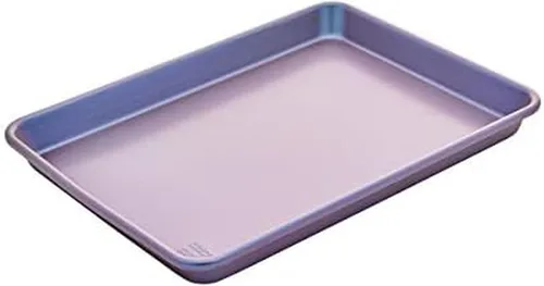 Vista 7 de Chicago Metallic Aurora - Sartén antiadherente, 12 tazas de magdalenas, iridiscente