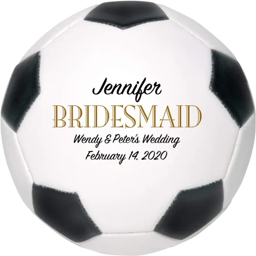 Vista 6 de Balón de fútbol personalizado, regalo de boda, padrino de boda, padrino de boda, padrino, dama de honor, regalo de recuerdo de portador de anillos