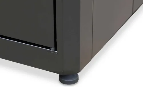 Vista 11 de Sistema de almacenamiento de herramientas de garaje Montezuma - Gabinete base apilable con bloqueo de 2 puertas de 30.5 x 24 pulgadas con pestillos