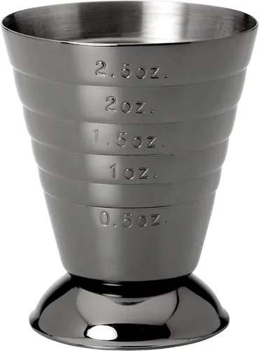 Vista 4 de Barfly Taza medidora de barra, 2.5 onzas., Gun Metal Black