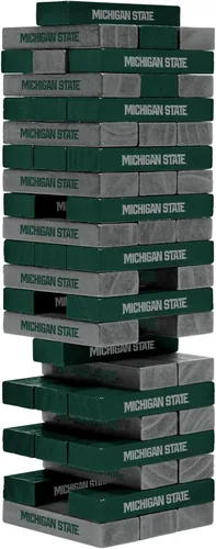 Vista 15 de Wild Sports NCAA Pro Football Tabletop Stackers Block Game for College Football Fan, Dorm Game, Tailgate