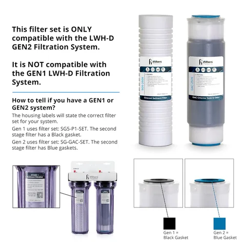 Vista 6 de Sistema de filtro de 2 etapas para toda la casa para agua de ciudad y pozo (GEN2/V2) elimina contaminantes, sedimentos, productos químicos, cloro