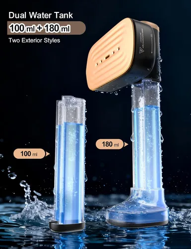 Vista 5 de Sundu Vaporizador de viaje para ropa, (6.1 fl oz+3.4 fl oz) 2 tanques