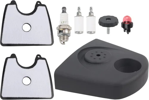 Vista 7 de 545109601 Airbox Cover para Husqvarna, 545112101 Filtro de aire para soplador Craftsman Fuel Filter Primer Bombilla Bujía