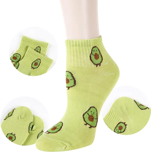 Vista 5 de Benefeet Sox Cute Ankle Socks for Women Girls Novelty Patterned Low Cut Socks Funny Colorful Designed Summer Short Socks Gift