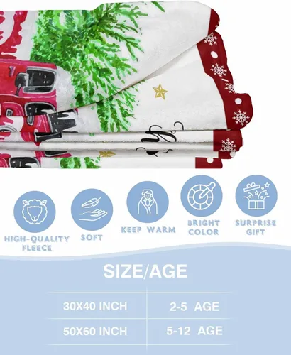 Vista 7 de Manta de forro polar suave con diseño de árbol de Navidad con texto en inglés «This is My Christmas» para ver películas navideñas, sofá, silla, sala