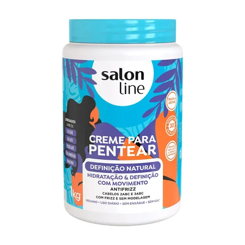 Vista 2 de Salon Line - Linha Creme para Pentear - Definicao Natural 1000 Gr