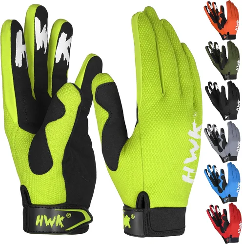 Vista 11 de HWK - Guantes de motocicleta para hombres y mujeres, motocross, conducción táctica, ciclismo, carreras de motocicletas, guantes multiusos