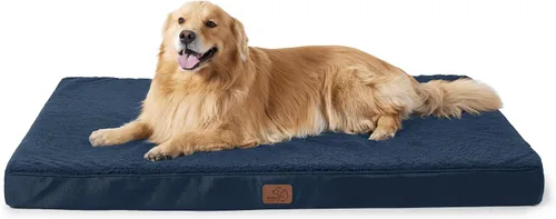 Vista 12 de Bedsure - Cama ortopédica pequeña para perros chicos, impermeable, con funda extraíble lavable, tapete de espuma con forma de huevera para mascotas