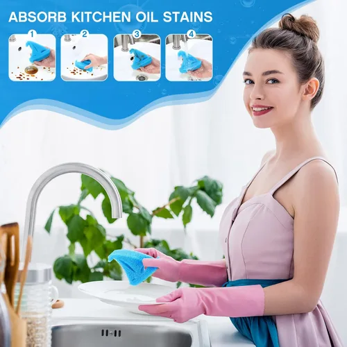 Vista 5 de Patelai Paquete de 40 esponjas absorbentes de aceite para bañera de hidromasaje, accesorios para spa, bañera, piscina al aire libre (estilo barco)