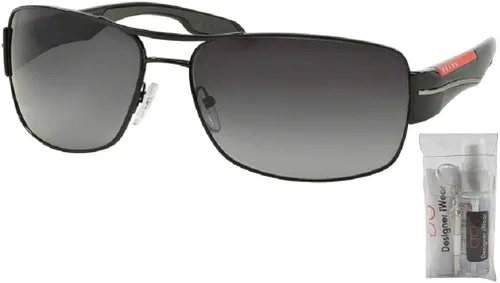 Vista 2 de Prada PS53NS - Gafas de sol rectangulares para hombre incluye kit de cuidado de gafas