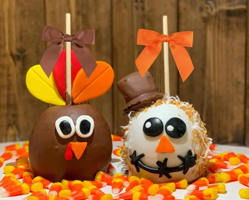 Vista 8 de AIMUDI Lazos de otoño de 5 colores, lazos de satén de color naranja quemado prefabricados de 3.5 pulgadas para Acción de Gracias, Halloween, boda