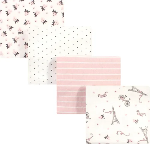 Vista 88 de Hudson Baby Mantas receptoras unisex de franela de algodón para bebé, avión, talla única