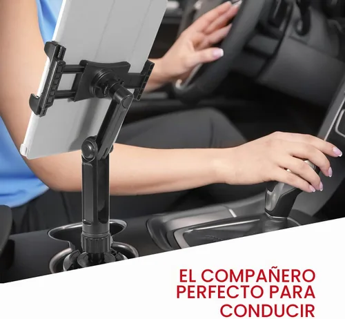 Vista 3 de Macally Soporte para tablet – Soporte resistente para iPad para automóvil, camión y vehículo – Se adapta a dispositivos de 3.5 a 8 pulgadas de ancho