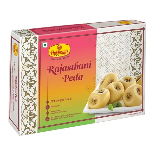 Vista 5 de Haldiram's Nagpur Leche Rajasthani Peda (500G X 2) Paquete de 2, 35.27 oz