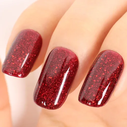 Vista 30 de Esmalte de uñas en gel color púrpura oscuro de medianoche - 15ml de esmalte de uñas en gel Jelly color morado negro, color traslúcido