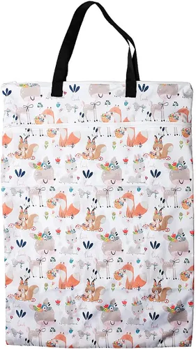 Vista 2 de Bolsa grande para pañales de tela húmeda/seca para pañales reutilizables o ropa sucia