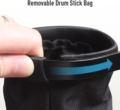 Vista 5 de SONICAKE - Bolsa de nailon para baquetas