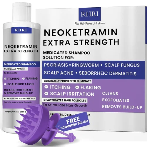Vista 5 de Acondicionador profundo antifúngico para hombres y mujeres Tratamiento del cuero cabelludo para psoriasis, caspa, dermatitis seborreica