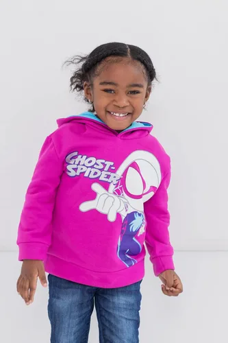 Vista 2 de Marvel Spidey and His Amazing Friends Ghost-Spider - Sudadera con capucha para niñas y niños pequeños