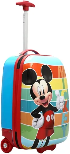 Vista 3 de Disney Mickey Mouse - Maleta con ruedas de viaje Multicolor osfa