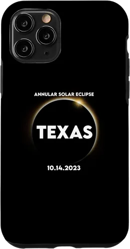 Vista 10 de Funda para iPhone 11 Annular Solar Eclipse Texas 2023